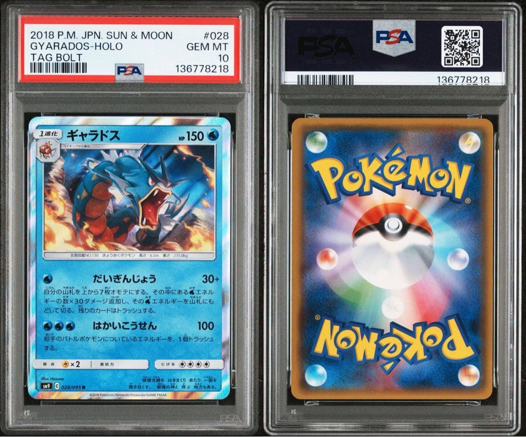 超絶希少　超人気　連番　PSA10 ギャラドス　028 022 ポケモンGO