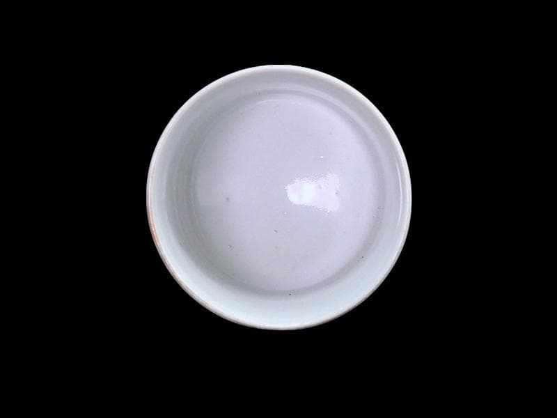 古伊万里　色絵　牡丹の図　猪口　のぞき　C099AS-fbub