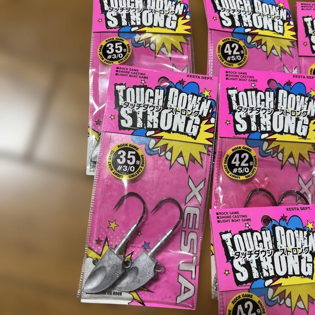 ゼスタ　XESTA TOUCH DOWN STRONG ジグヘッド 3種6パック