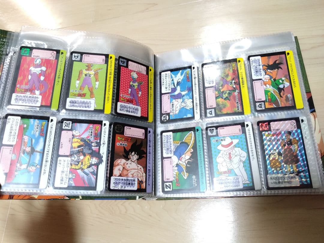【貴重】ドラゴンボールZ カードダス 計292枚＆専用バインダー＆ポスター当時物