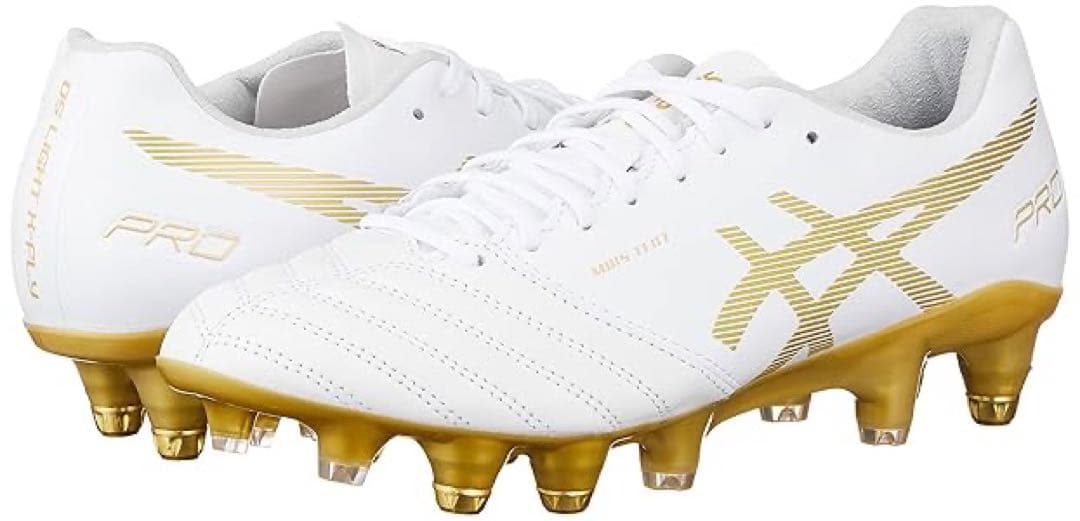 ASICS PRO ホワイト/ゴールド スパイクシューズ