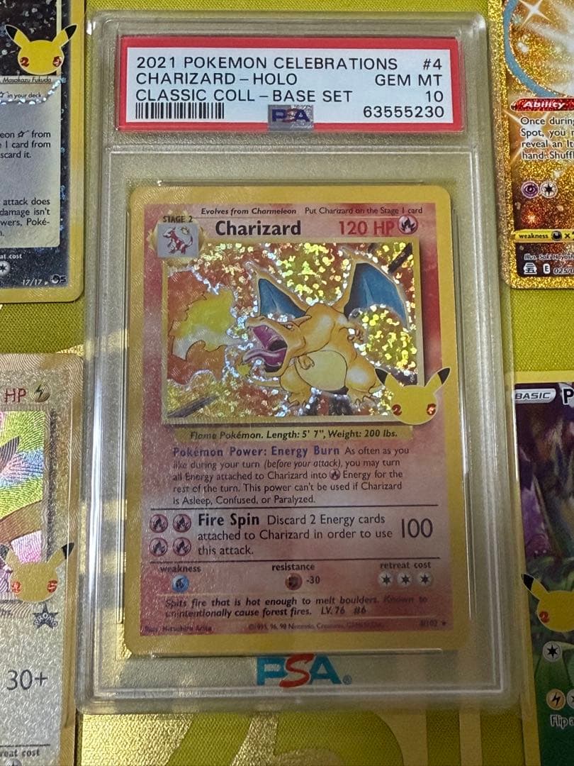 ポケモンカード セレブレーションセット25thリザードンPSA10 他4枚セット