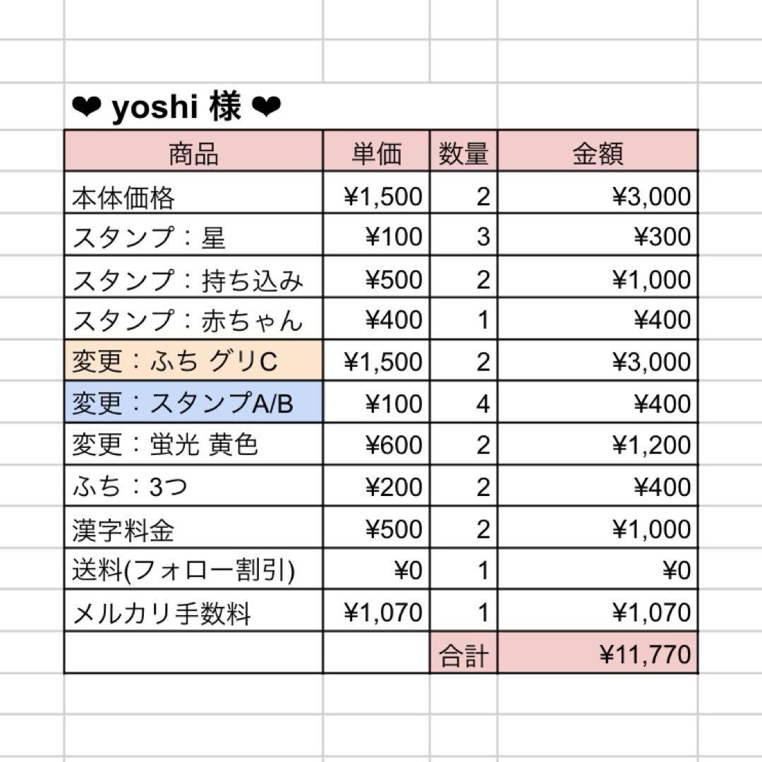 yoshi様