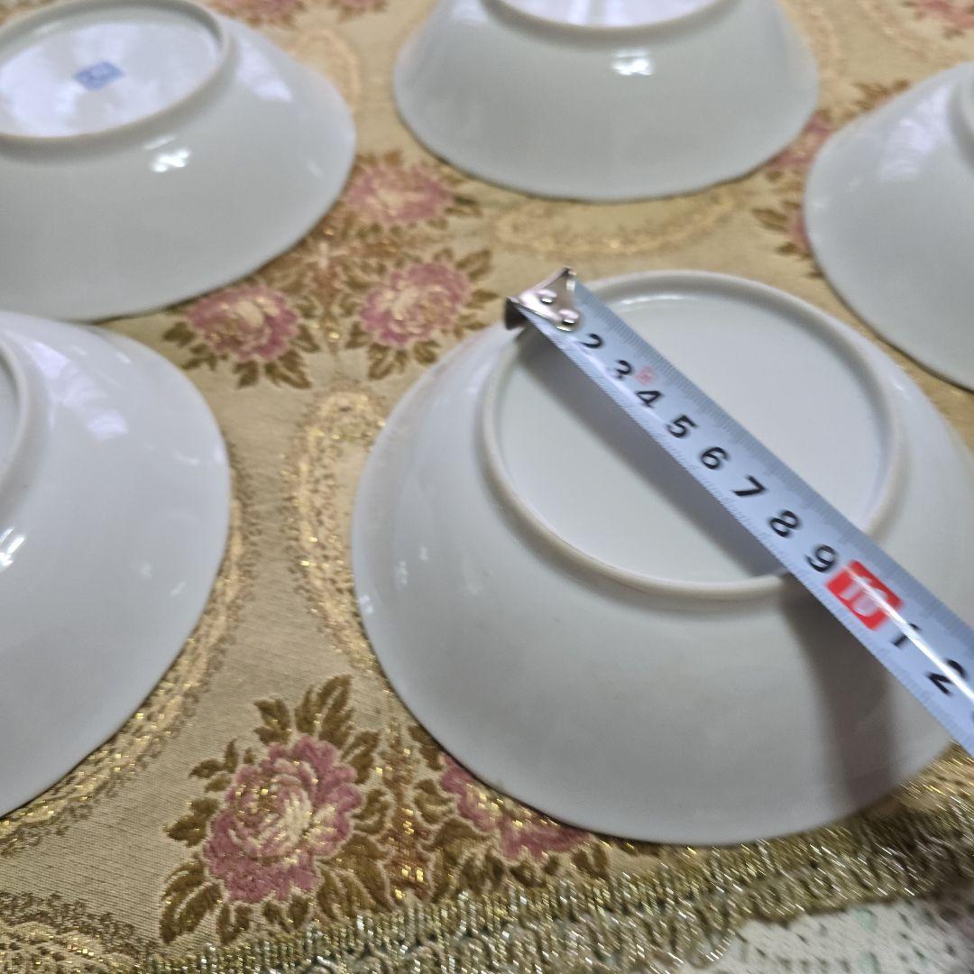 有田焼　聖窯 新品　取り皿　小皿　5枚セット　和食器 青と白の花柄陶器皿