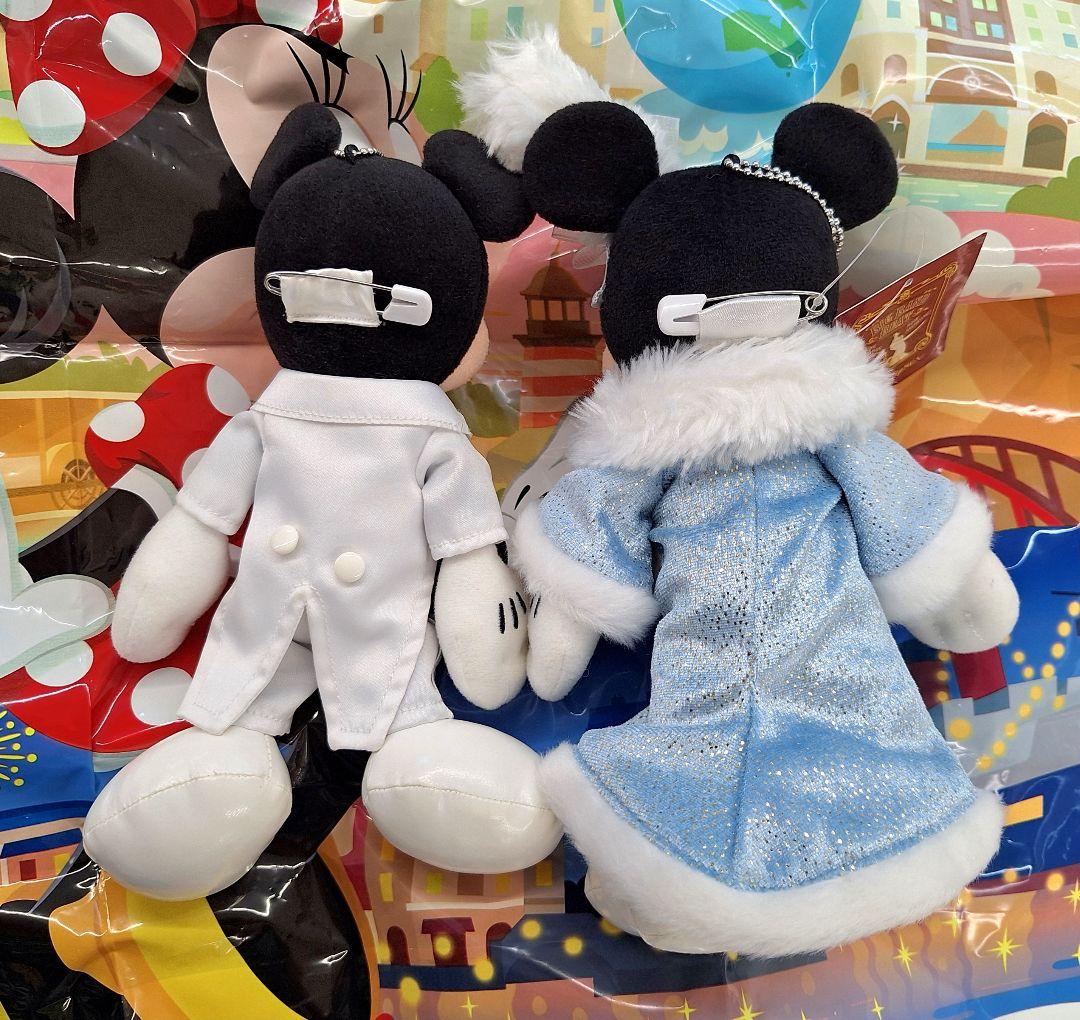 ミニー&ミッキー　ぬいぐるみバッジセット　　BBBビッグバンドビート　タキシード