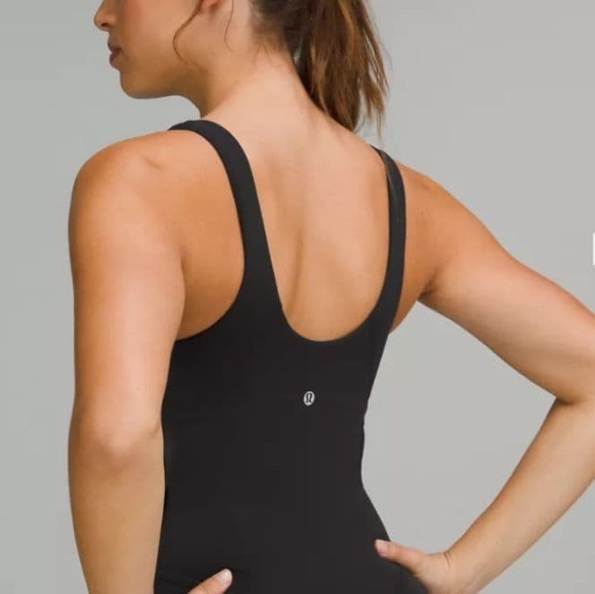 Lululemon ブラウン ボディスーツ スリーブレス