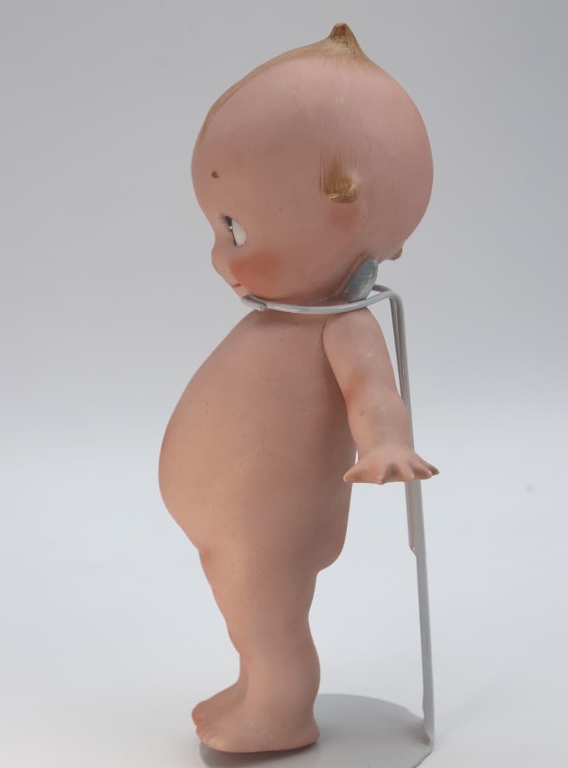 ケストナー製ポーセリン・キューピー、 ビンテージ陶器製人形 約22cm