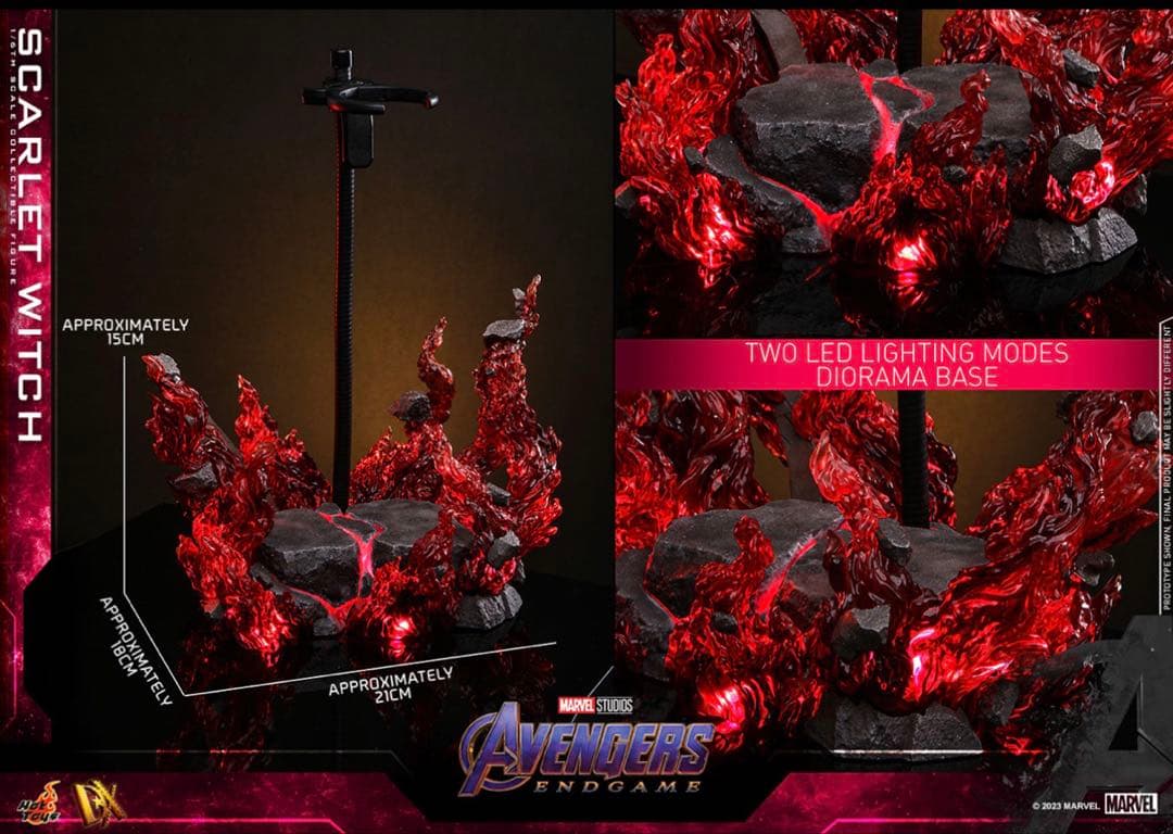 ホットトイズ 1/6アベンジャーズ エンドゲーム スカーレットウィッチ DX35