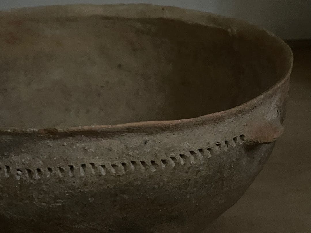 ヨルダン土器鉢　紀元前3500-2900年　/古道具　坂田　弥生