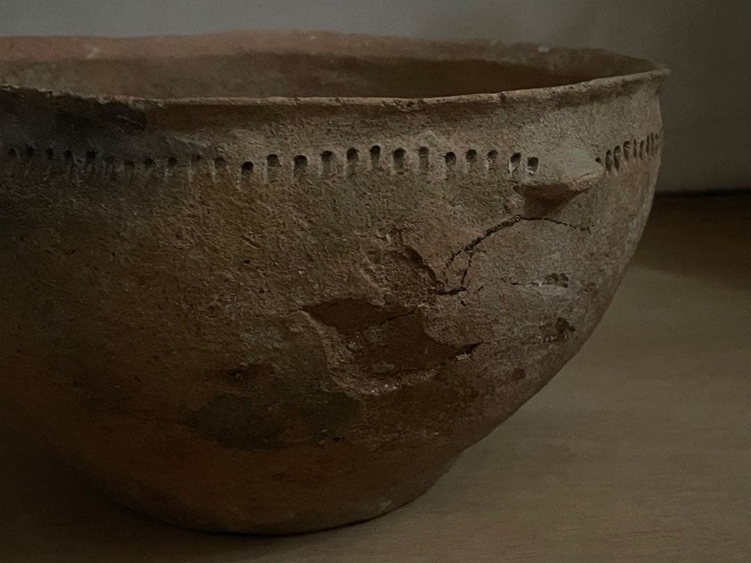 ヨルダン土器鉢　紀元前3500-2900年　/古道具　坂田　弥生