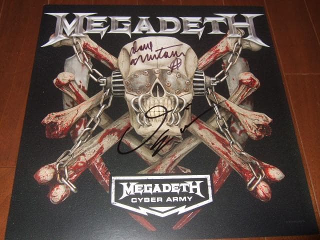 MEGADETH,メガデス,直筆サイン入り,新品レコード,アナログ盤