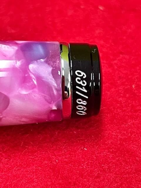 ほぼ未使用品 アウロラ カレイドスコーピオ ルーチェローザ 万年筆 EF 即送