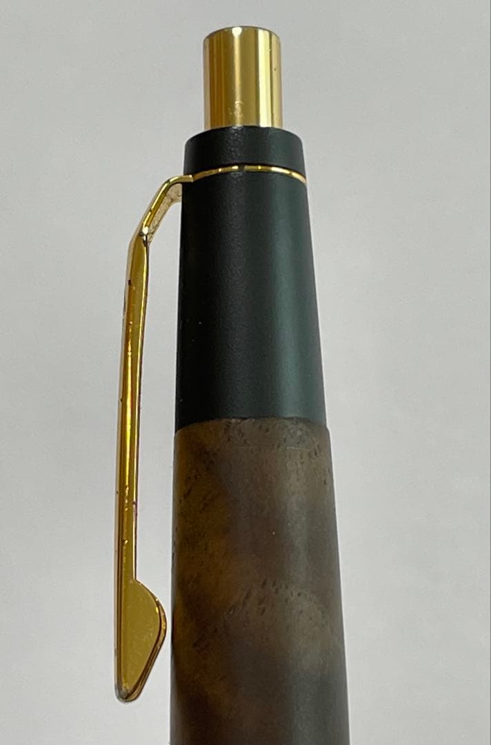 野原工芸 栗上杢 ゴールド金具 シャーペン