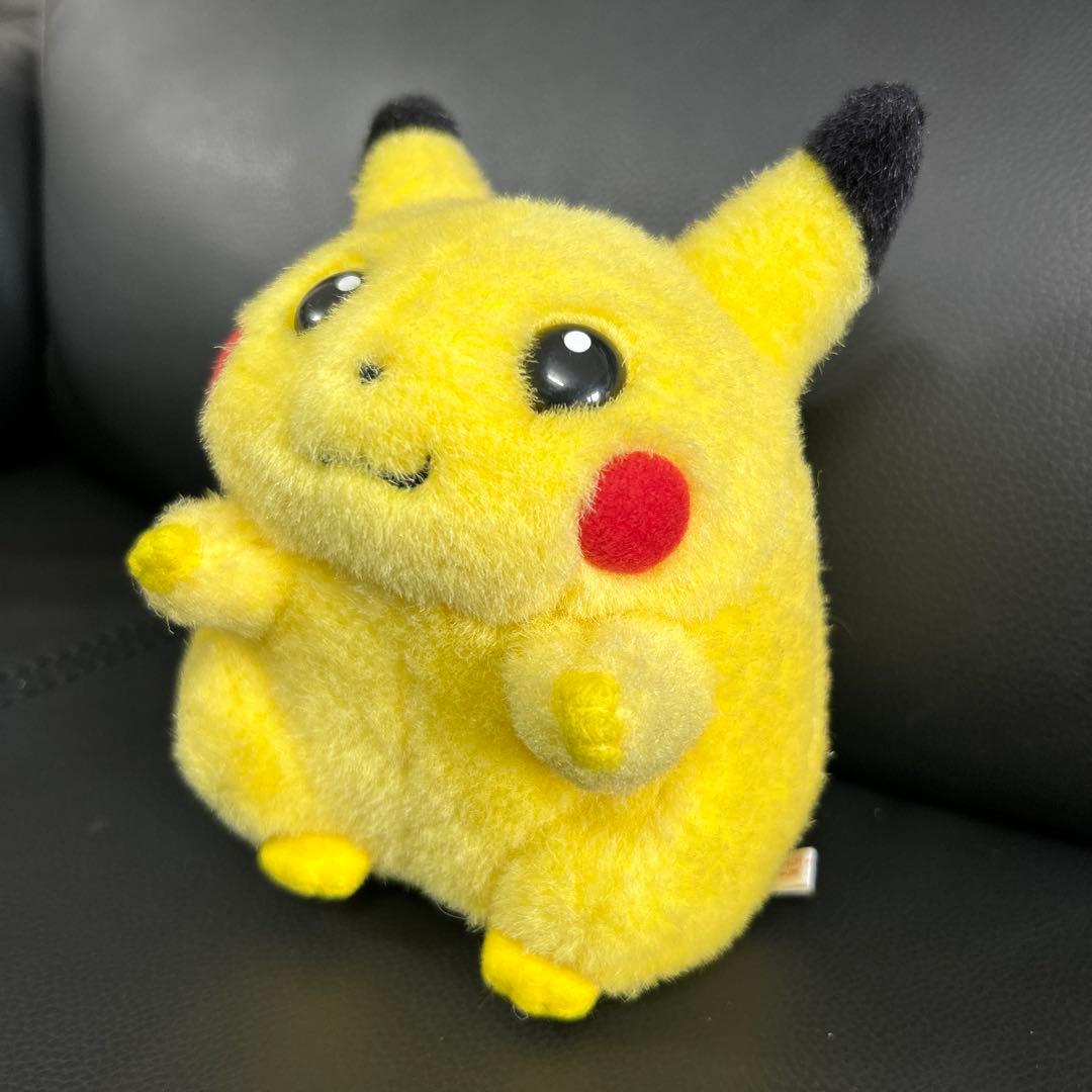 ピカチュウ ぬいぐるみ 初期ピカ TOMY おなかを押すとなくヨ