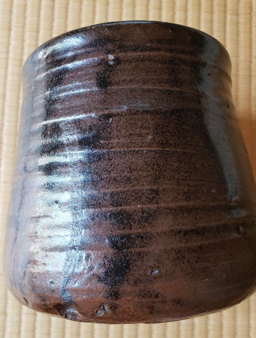 No227　古瀬戸 一重口水指　江戸前期　茶道具　表千家十代吸江斎箱書