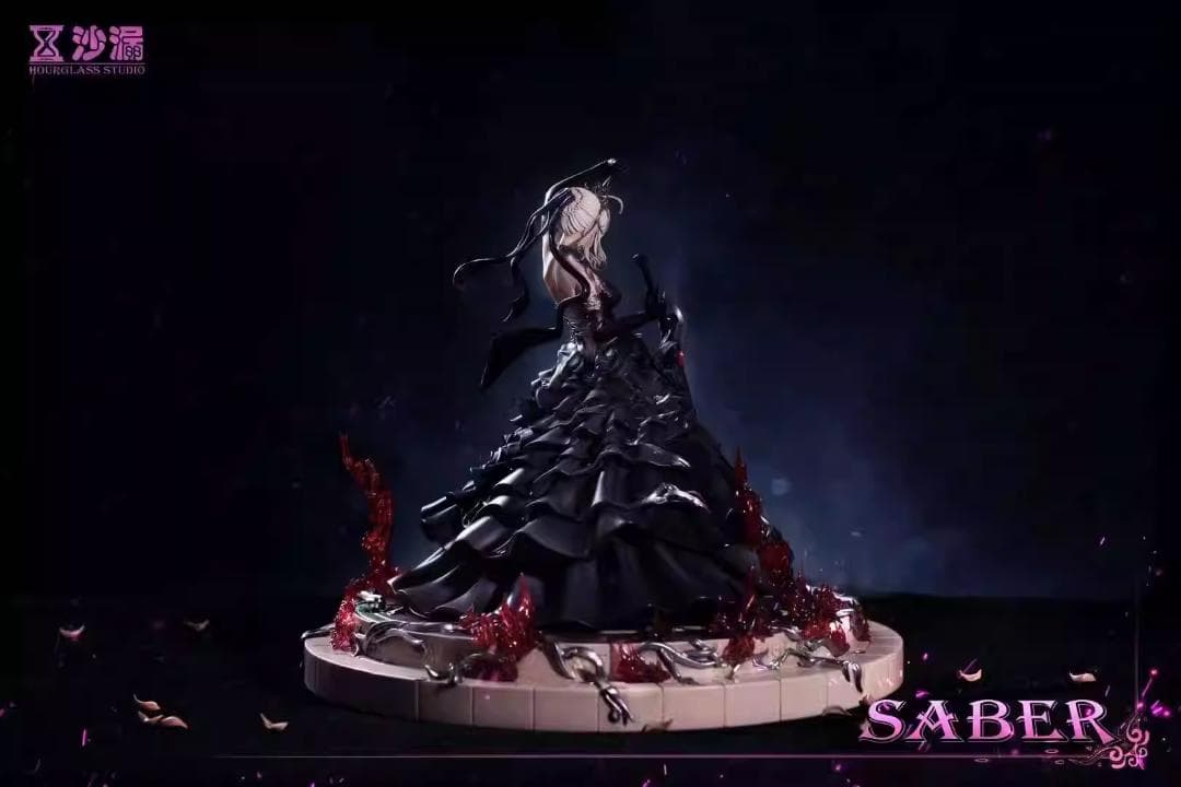 FATE　アルトリア・セイバー　黒花嫁　ガレージキット　フィギュア　海外正規品