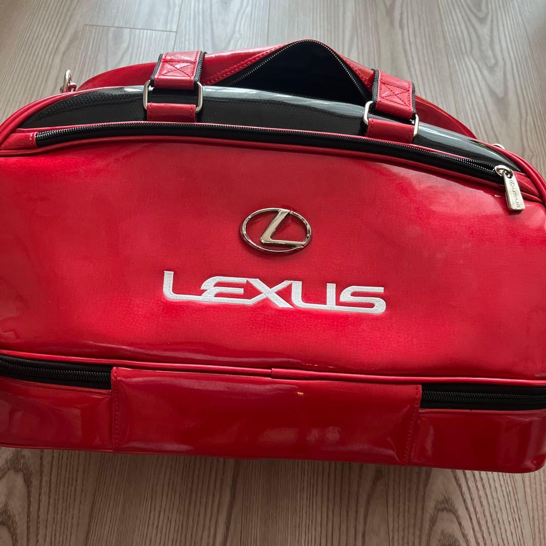 LEXUS ゴルフバッグ 赤色