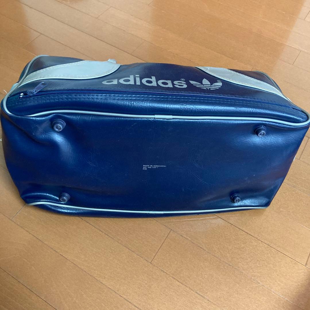 80sオールドアディダス 靴収納可能 ボストンバッグ