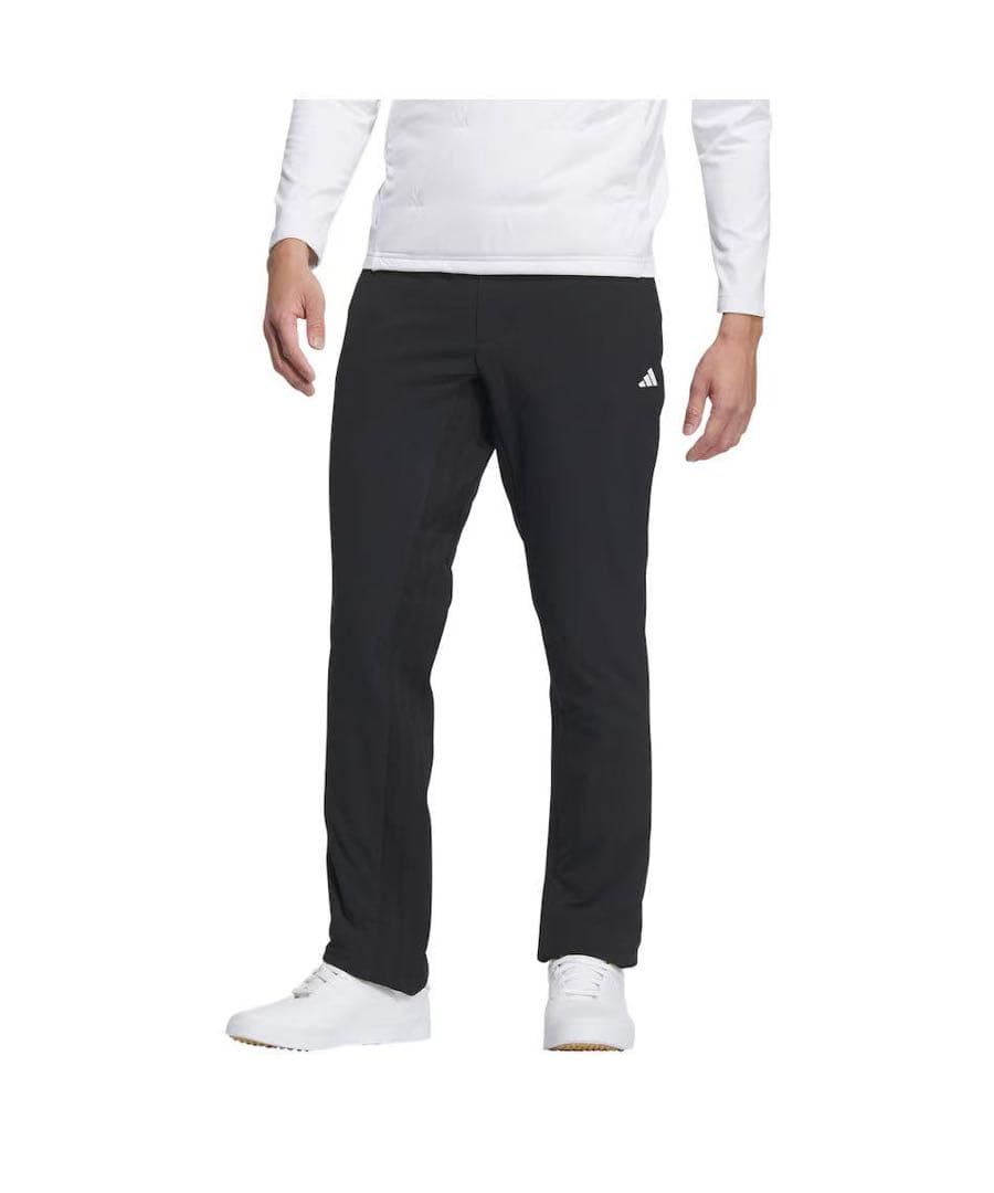 82新品27500円アディダスゴルフ/メンズ/秋冬/中綿ストレッチパンツ/黒