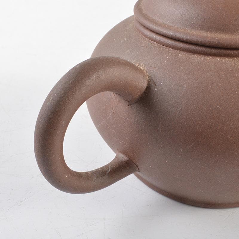 中国　荊渓恵孟臣銘　紫砂　朱泥　急須　茶壷　C　R6268