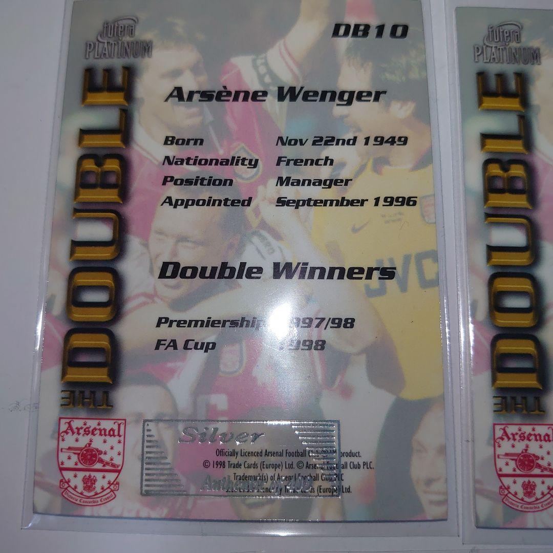 5枚セット Arsenal  futera PLATINUM サッカーカード