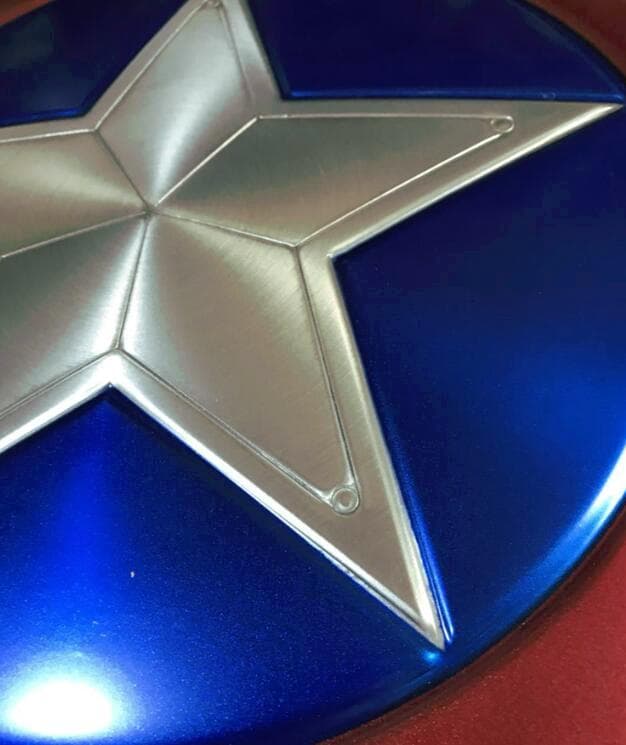 キャプテン.アメリカ シールド スタンド付 盾 直径60cm 金属製