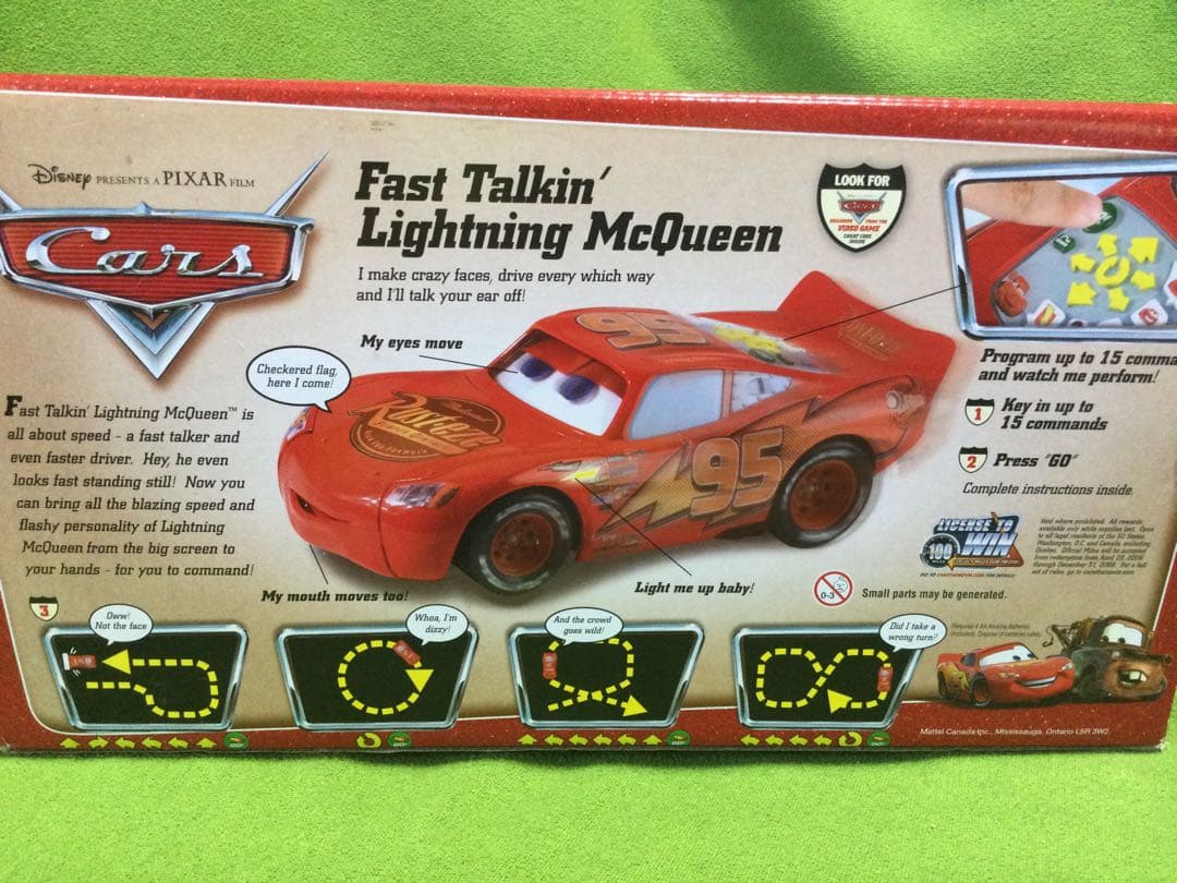 ディズニーカーズ 新品 ファストトーキング　ライトニング・マックイーン1/24