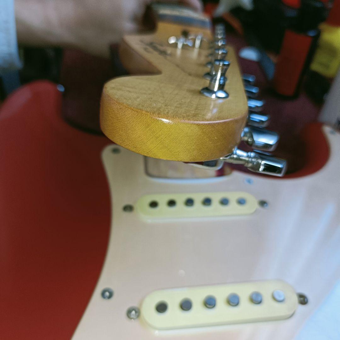 【メンテ済み】Squier ストラトキャスター エレキギター本体 ネック追柾目