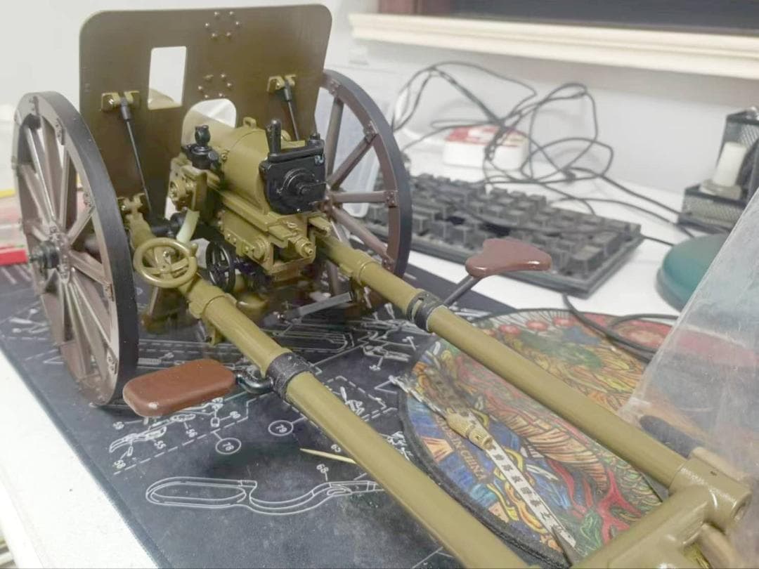 四一式山砲模型　1/6スケール　手作　新品