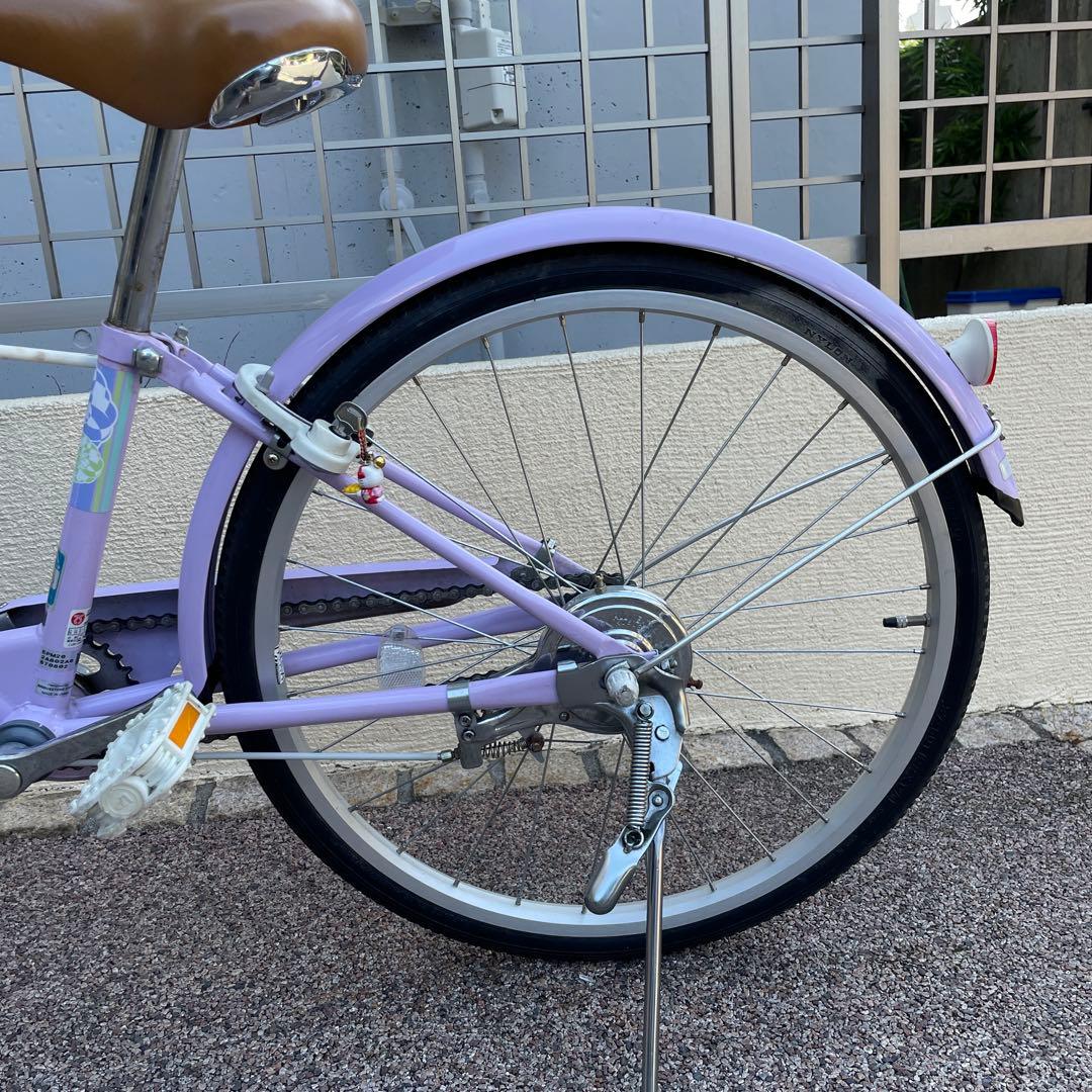 【手渡し限定】ブリヂストン　エコパル・モカ　22インチ　女の子　自転車
