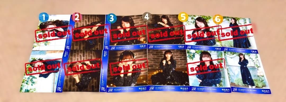 ナナニジ　22/7 Star Travelers　ブロマイド　バラ売り