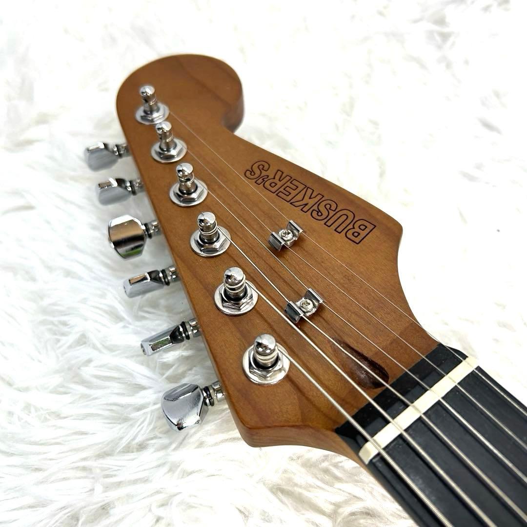 【美品】Busker's 島村 BST-Standard ストラト RSM