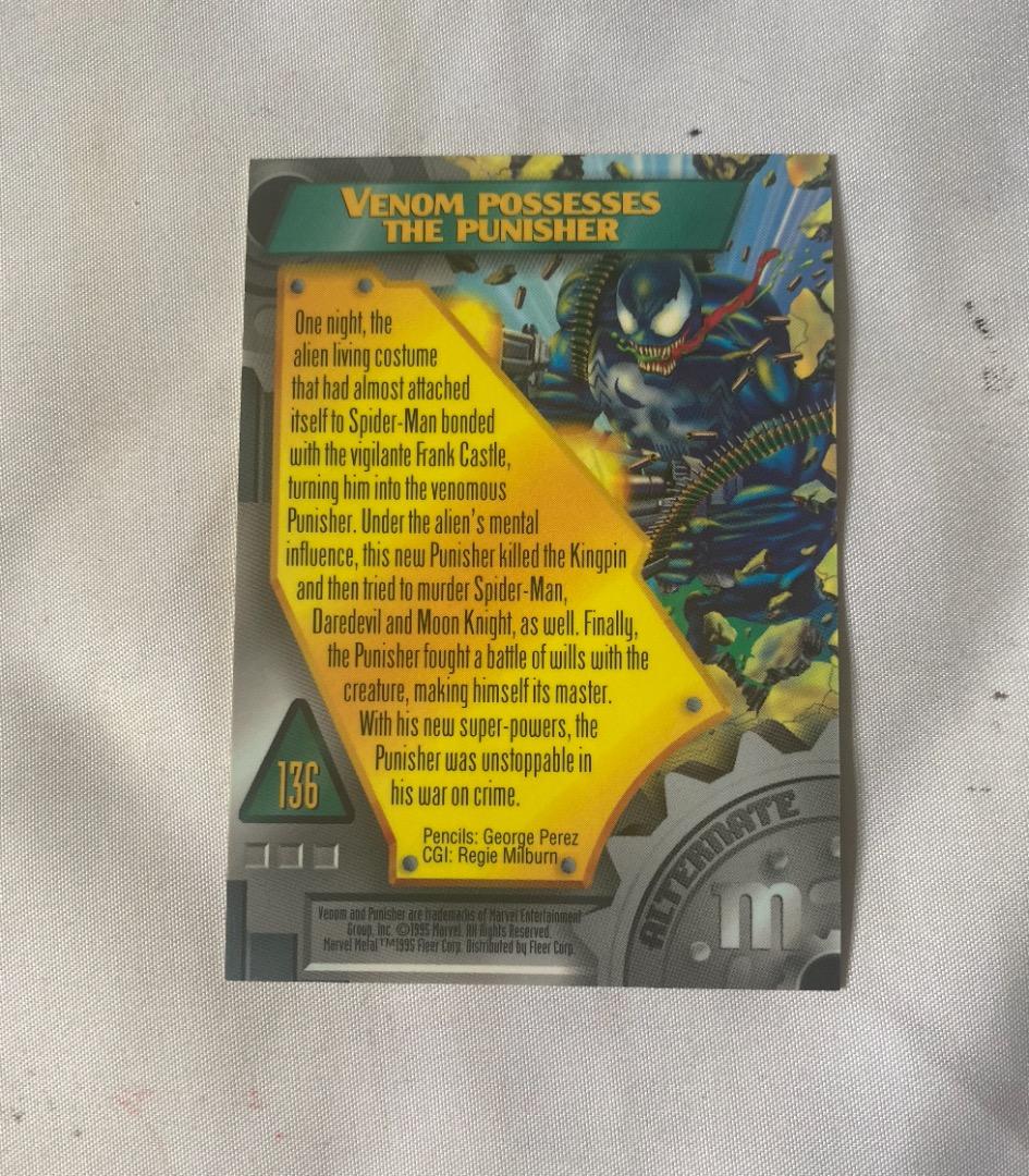 その他 1995 l Marvel Venom Alternate M Card