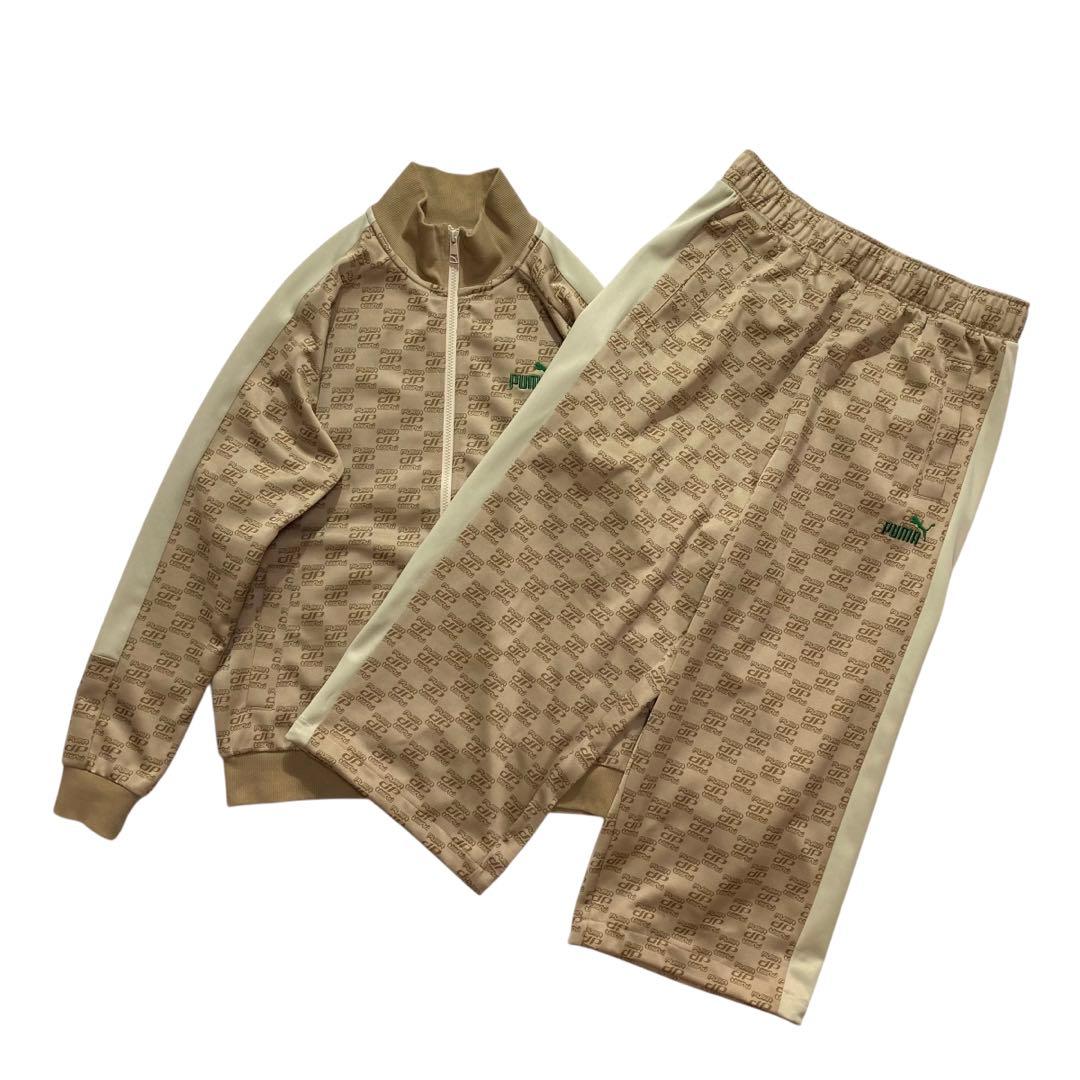 PUMA モノグラム 総柄 ジャージ トップスのみ