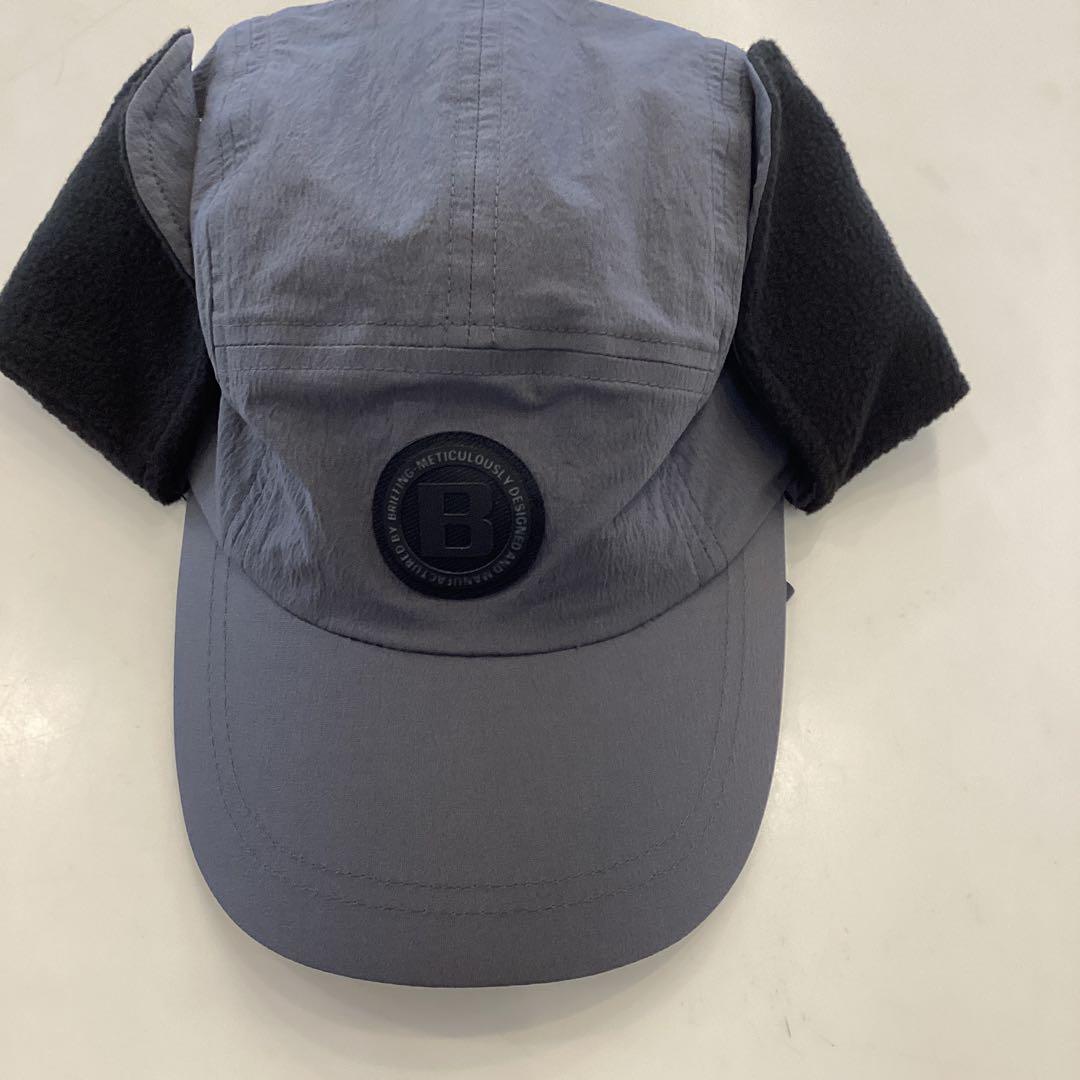 新品未使用　BRIEFING FLIEECE FLAPCAP グレー