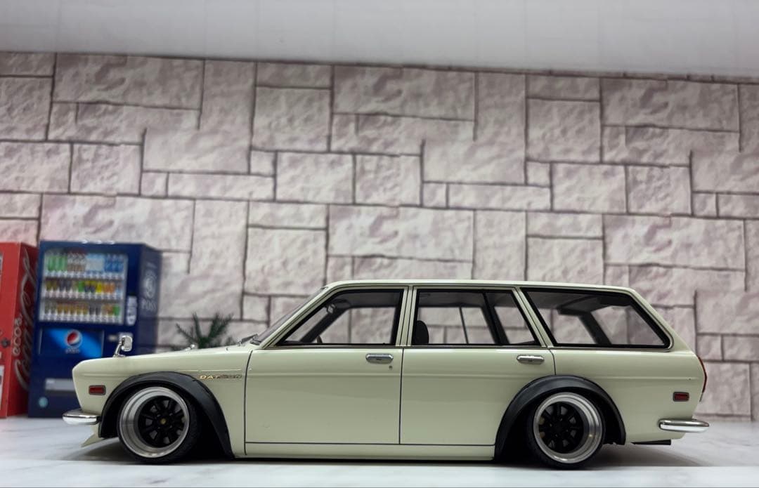 1/18ミニカー IG 510ブル　ワタナベ深リムスーパーワイドカスタム