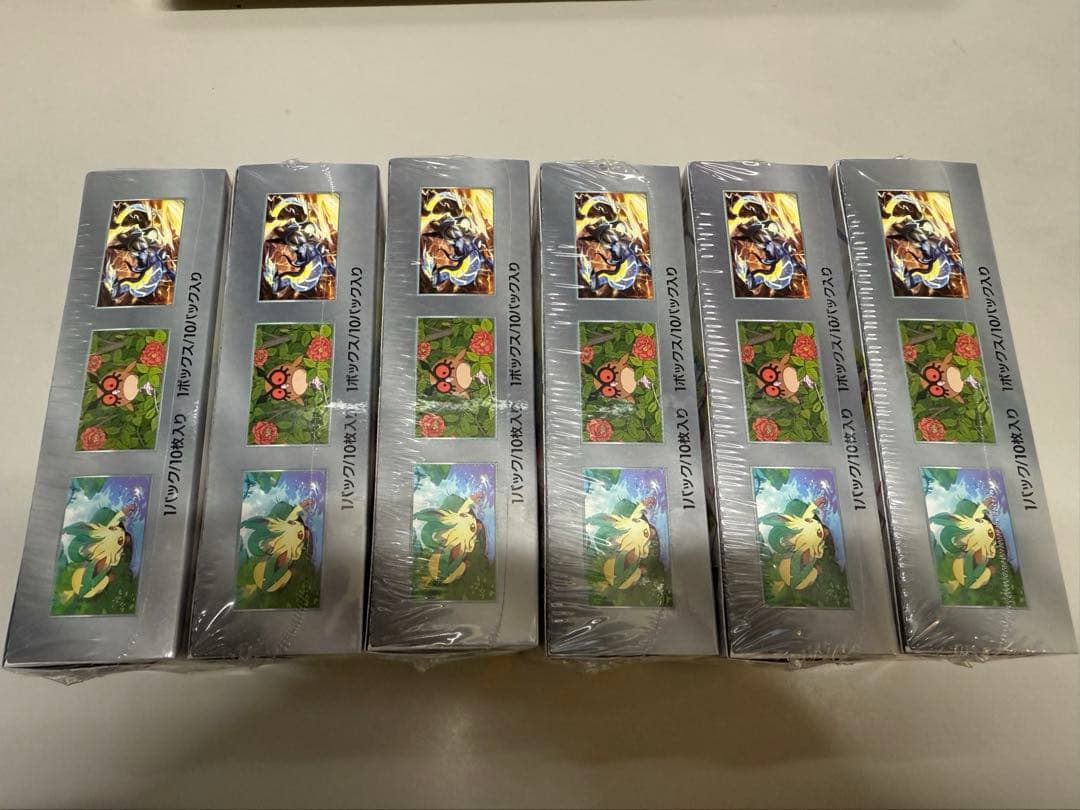 ポケカ　テラスタルフェスex シュリンク付 6BOX