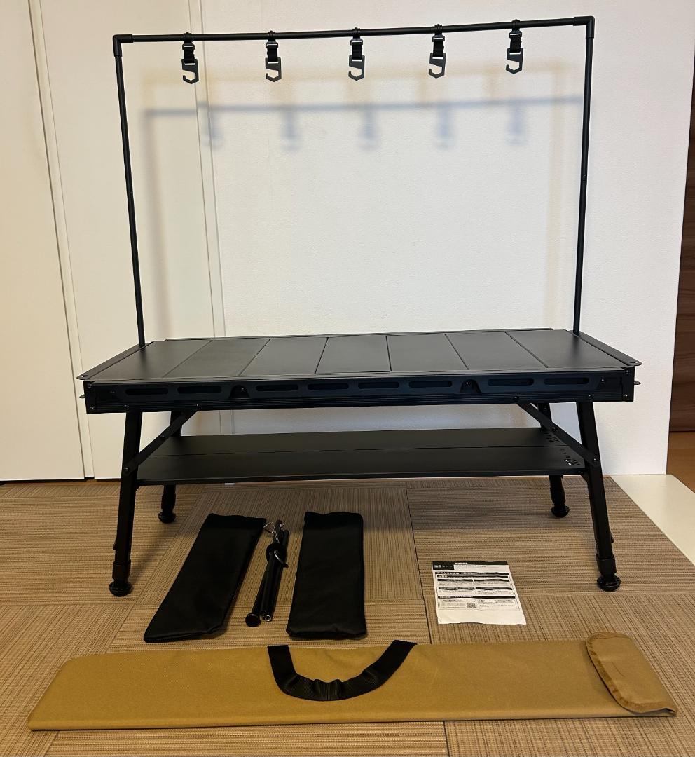 WAQ MULTI IRON TABLE パネル式アイアンテーブル 折りたたみ式