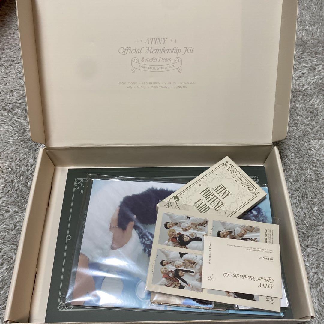 Atiny Membership Kit 4期 本国 fc ATEEZ