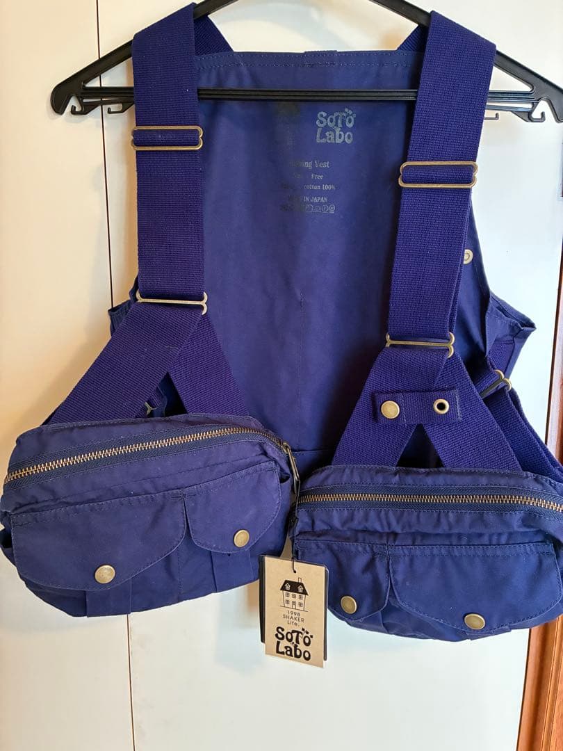SotoLaboFishingvest Navy ソトラボ
