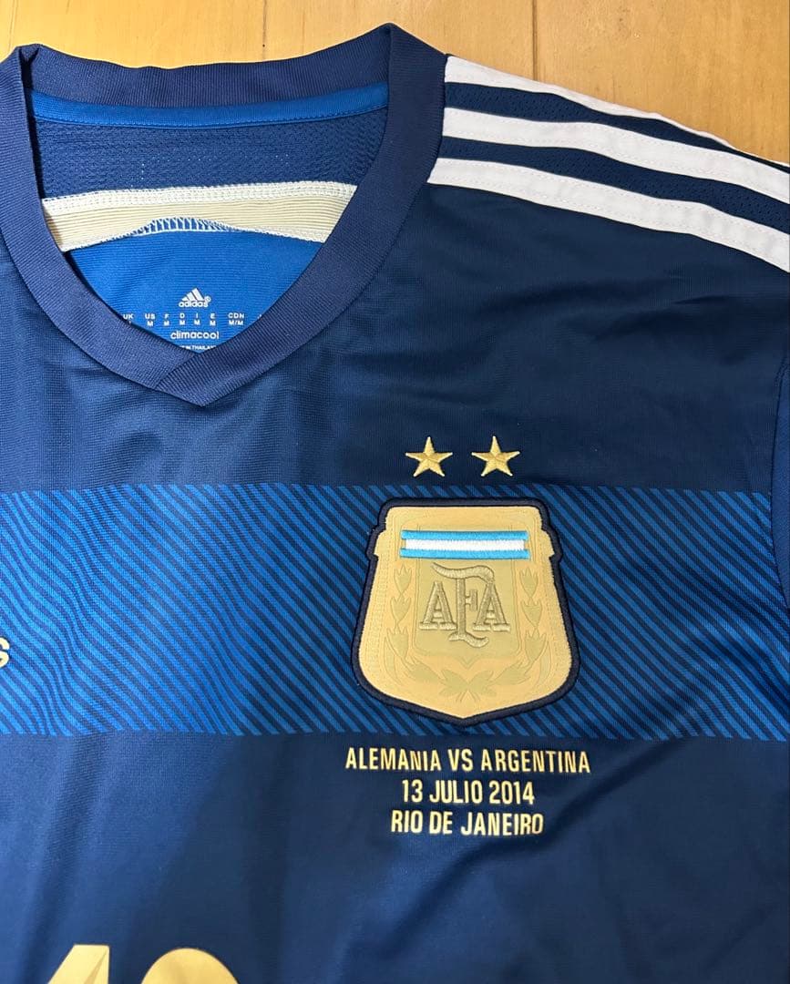 adidas 2014 アルゼンチン代表 半袖シャツ M