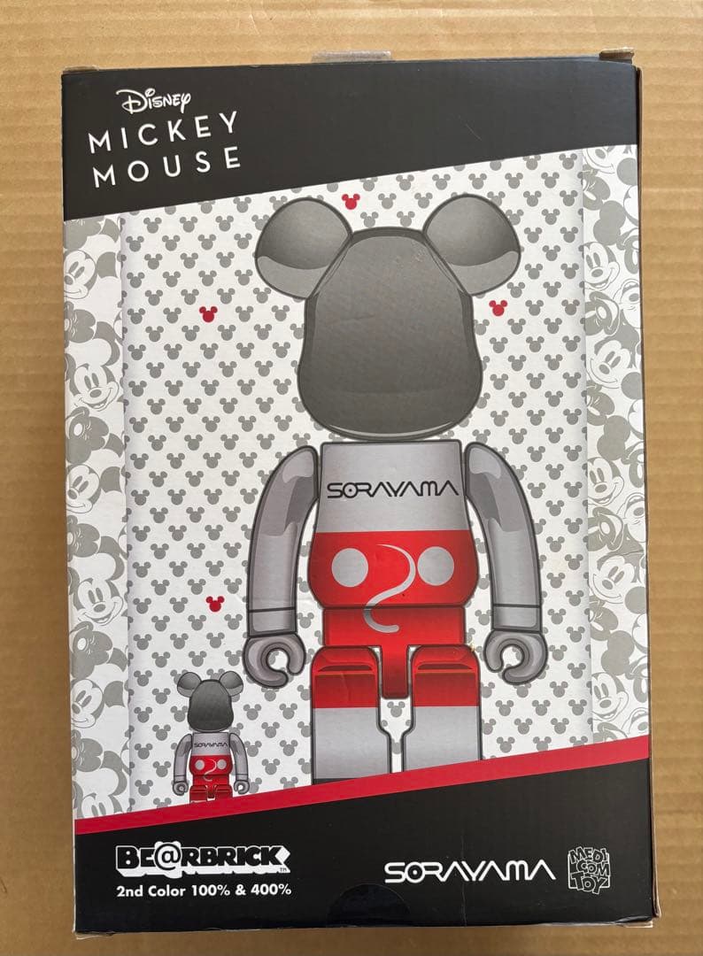 BE@RBRICK FUTURE MICKEY 2nd 100& 400％