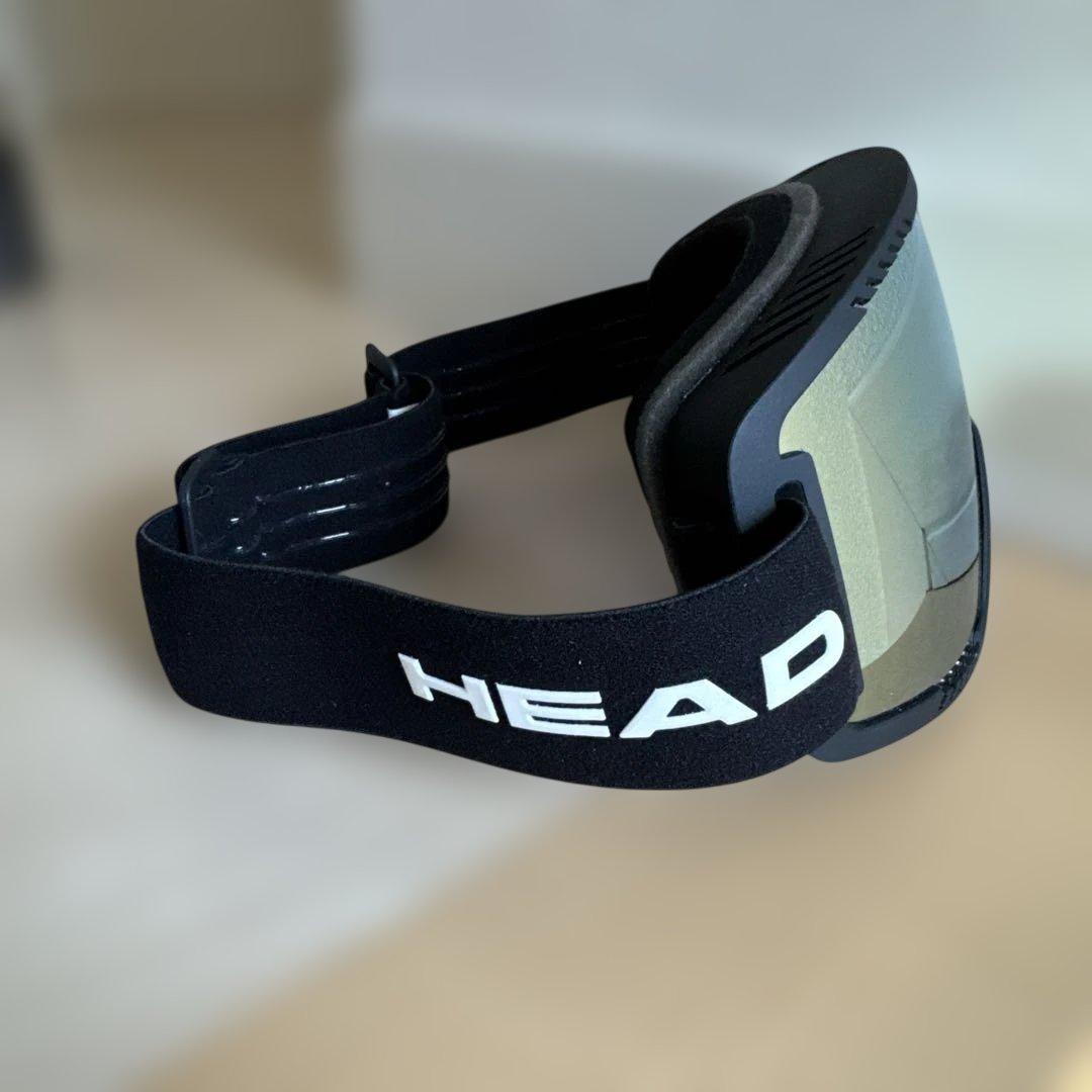 HEAD スキーゴーグル　CONTEX. AF gold/black