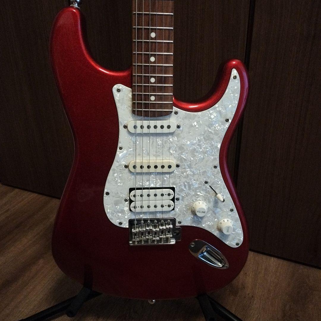 中古エレキギター　mushroom　ストラトキャスター レッド