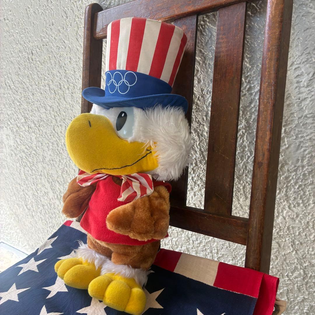 BIG！80s イーグルサム　ロサンゼルス五輪マスコット人形アメリカアンティーク