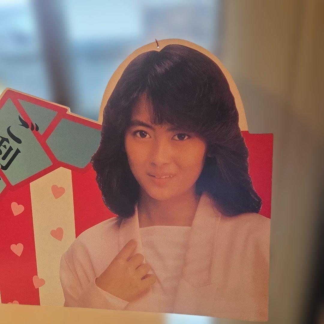 非売品　中山美穂80年代販促用看板バレンタイン