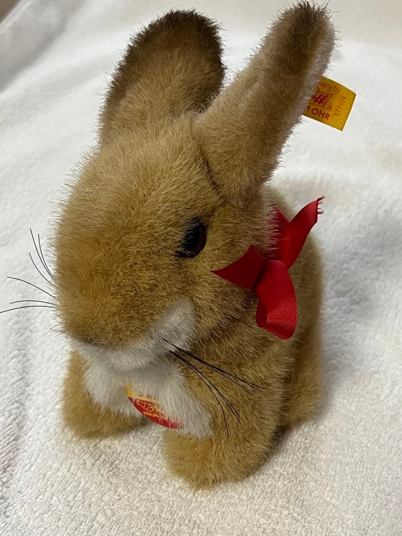 美品レア　シュタイフ　うさぎ　ぬいぐるみ　Steiff コレクション　タグ付き