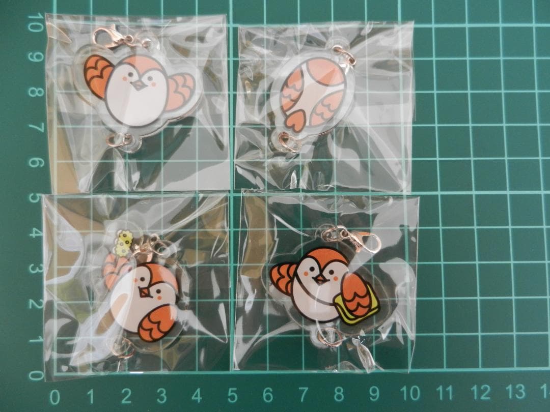 イクスカすずめ ボールチェーン マスコット ぬいぐるみ アクリルチャーム