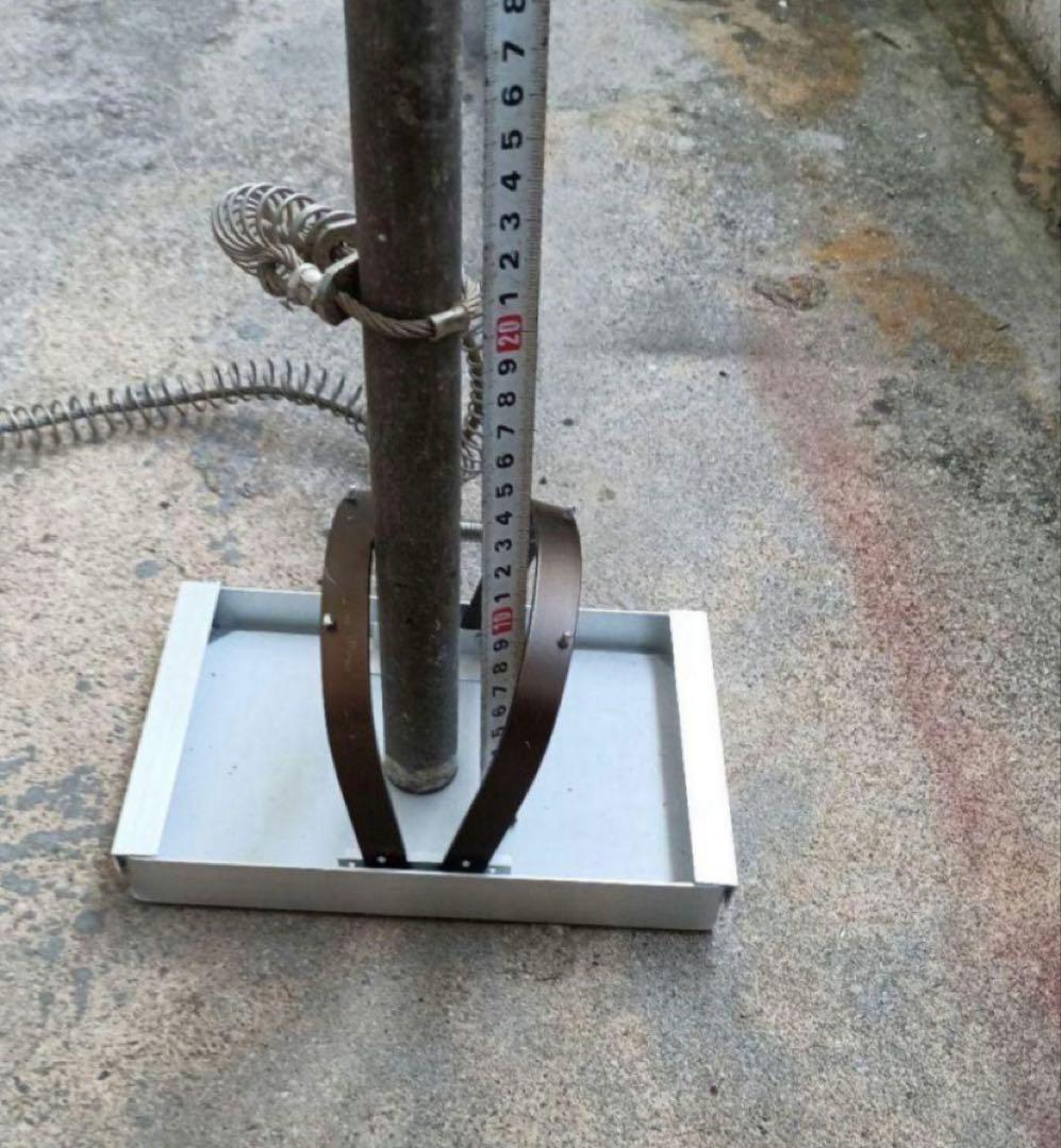 くくり罠 薄型 12cm 5セット 土台一体型