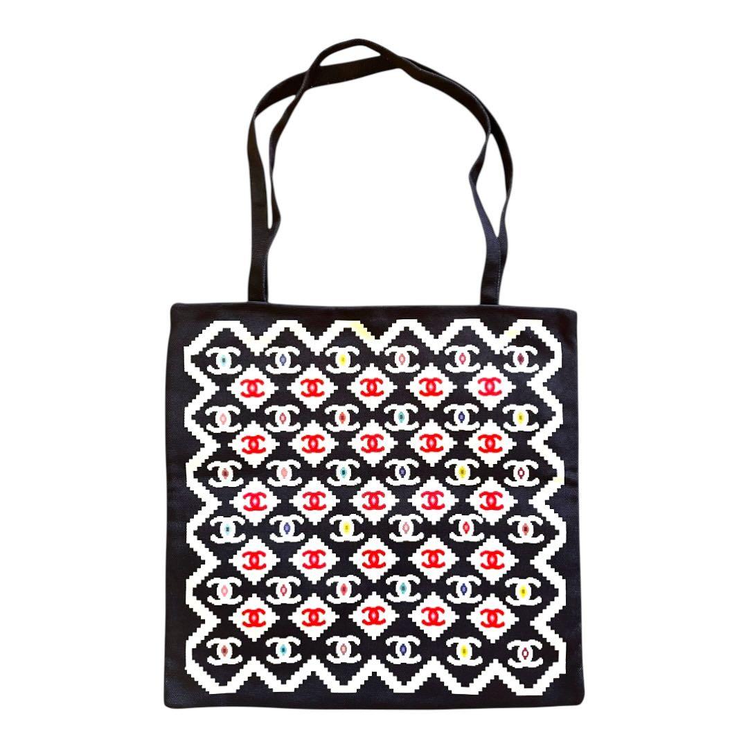 【新品未使用】 CHANEL カラフル ココマーク ショルダー トートバッグ